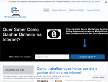 Tablet Screenshot of empreendernainternet.com